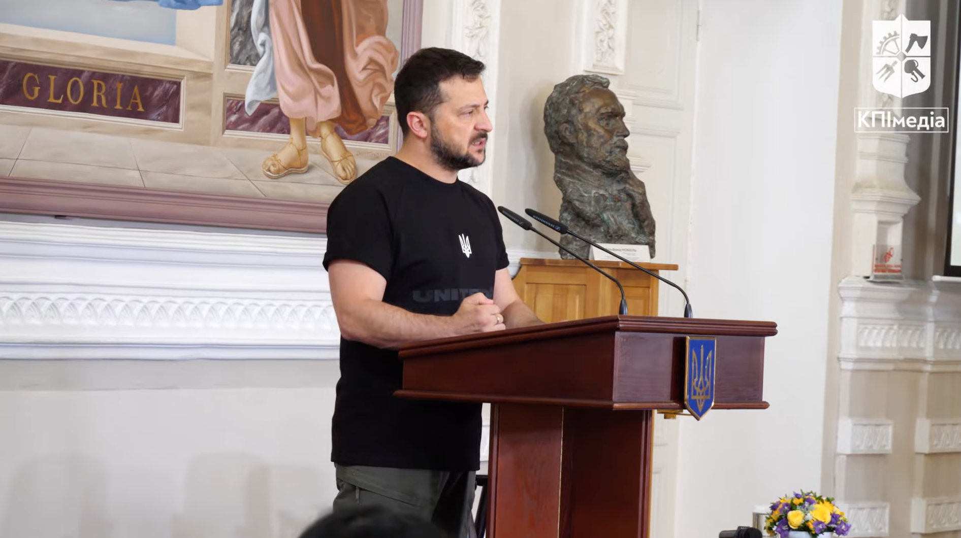 PRESIDENT VOLODYMYR ZELENSKY MEETS WITH STUDENTS OF KYIV POLYTECHNIC